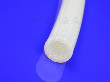 白色编织硅胶管